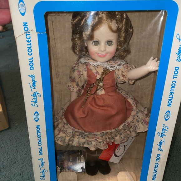 Shirley Temple Doll  1983 NIB ideal collection 12" sleepy eyes stands Vintage - Picture 1 of 8
